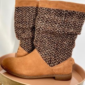 TOMS Serra Brown Sugar Suede Textile Boots